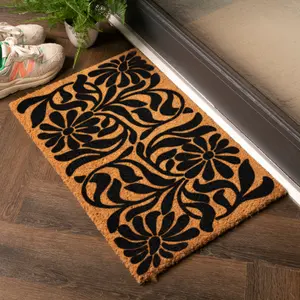 Flower Swirls Pattern  Doormat