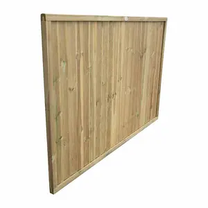 Grange Superior Closeboard Vertical Panel - Timber - L4 x W182.8 x H120 cm