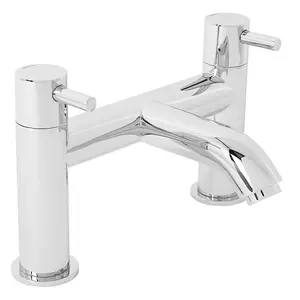 SunDaze Chrome Bath Filler Mixer Tap Bathroom Morden Tub Lever Faucet