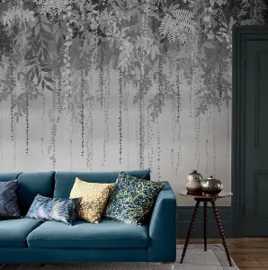 Clarissa Hulse Enchanted Vale Charcoal Fixed Size Mural