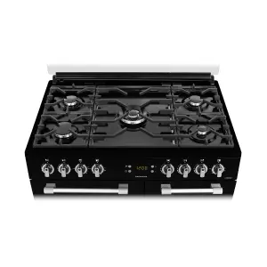 Leisure CC90F531K Freestanding Electric Range cooker with Gas Hob - Black