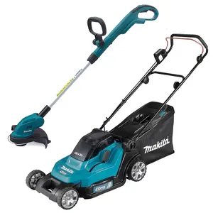 Makita DLM432Z Twin 18v/36v LXT Cordless 43cm Lawn Mower + Makita Grass Strimmer