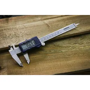 150mm Digital Vernier Calipers - Hardened & Tempered - Large LCD Display