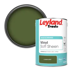 Leyland Trade Vinyl Soft Sheen Walls & Ceilings Emulsion Paint (S 5540-G40Y) - 5L