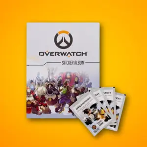 Overwatch Sticker Book Starter Pack Album Incl. 4 Sticker Packs