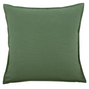 GoodHome Hiva Green Plain Indoor Cushion (L)45cm x (W)45cm