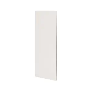 GoodHome Verbena Matt cashmere painted natural ash shaker Standard End panel (H)960mm (W)360mm