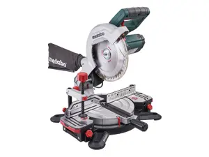 Metabo 240V KS 216 M 216mm Mitre Saw + Roller Stand Lasercut 1100W Compound