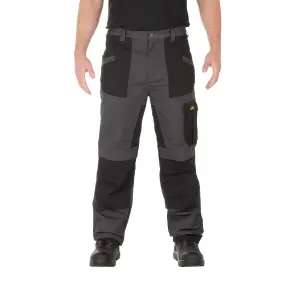 Site Black & grey Men's Multi-pocket trousers, W36" L32"