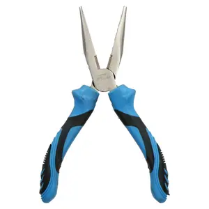 150mm Straight Long Nose Plier Pliers With Anti Slip Soft Grip Handle