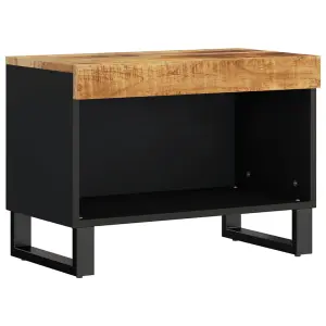 Berkfield TV Cabinet 60x33x43.5 cm Solid Wood Mango