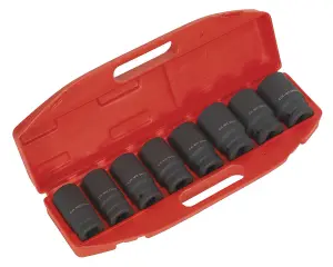 Sealey Impact Socket Set 8pc Deep 3/4"Sq Drive Metric AK885