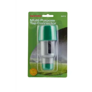 SupaGarden Multi Purpose Tap Connector Green/Grey/Black (One Size)