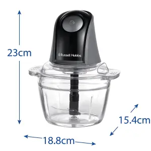 Russell Hobbs Desire Matte Charcoal Mini Chopper