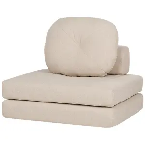 Beliani Modern Sofa Bed OLDEN Light Beige