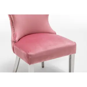 Sewell Upholstered Dining Chair Pink