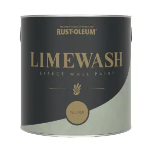 Rust-Oleum Green Limewash Effect Wall Paint - No.959 2.5L