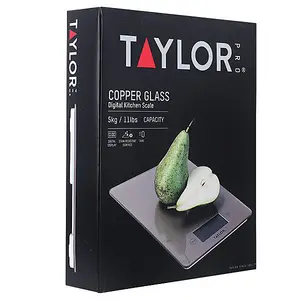 Taylor Pro Copper Glass 5kg Digital Kitchen Scale