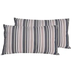 Set of 2 Outdoor Cushions KASTOS Taupe