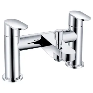 Flode Roxen Bath Filler Mixer Tap Chrome