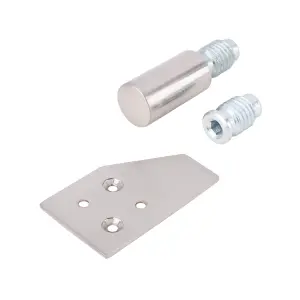 Sash Heritage Solid Sash Stop 31mm with 2 inserts - No Key - Satin Nickel