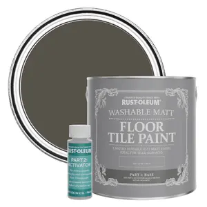 Rust-Oleum Fallow Washable Matt Floor Tile Paint 2.5L