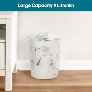 Plastic Open Waste Bin - 9.5L