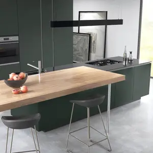 Ethos Matt heritage green Tall Clad on larder panel (H)2400mm (W)640mm