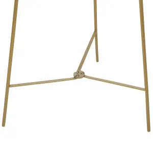 Beliani Glam Metal Floor Lamp Gold MENA