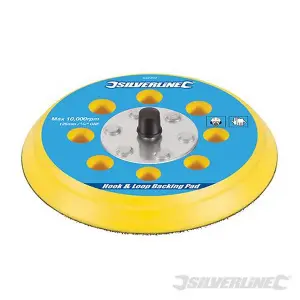 Silverline (514851) Hook & Loop Backing Pad 150mm / 5/16" UNF