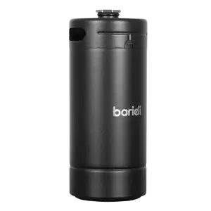 Baridi Growler Keg 4L, Matte Black suitable for most drinks - DH101