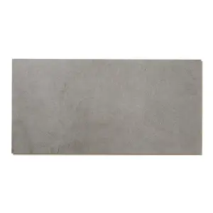 GoodHome Baila Grey Stone effect Textured Click vinyl Tile Sample