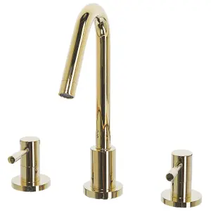 Beliani Modern Sink Faucet KALAMBO Gold