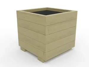 WoodyBloom1 Wooden Planter, 500x500x445