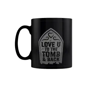 Grindstore Love U To The Tomb & Back Mug Black (One Size)