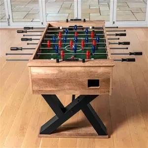 PINPOINT 4.5ft Football Table [Foosball] [Wooden] [Lightweight] [Compact & Portable Design]