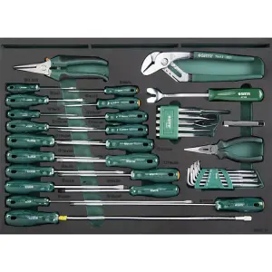 Sata 239Pc Metric Automotive Set Combination Wrenches Sets