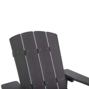 Garden Chair ADIRONDACK Dark Grey