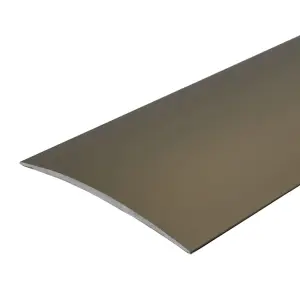 A72 100mm Anodised Aluminium Self Adhesive Door Threshold Strip - Champagne