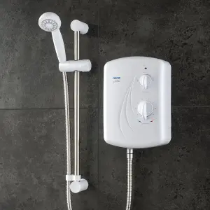 Triton Enrich White Electric Shower, 8.5kW