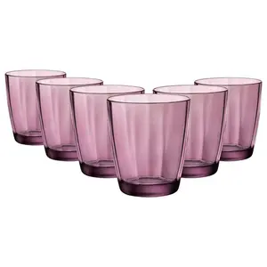 Pulsar Double Old Fashioned Glasses - 390ml (Set of 6) Purple