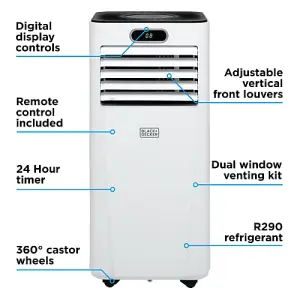 Black & Decker BXAC40025GB - 9000BTU Smart Air Conditioner