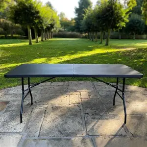 Hartleys 6ft Black Folding Table