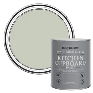 Rust-Oleum Aloe Gloss Kitchen Cupboard Paint 750ml