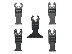 IRWIN 5-Piece Oscillating Blade Set for Versatile Cutting Tasks