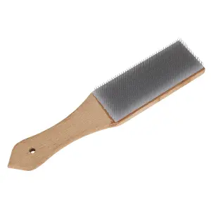 Sealey File Cleaning Brush 20cm Wood Handle Woodwork Metalwork Cleaning FB01