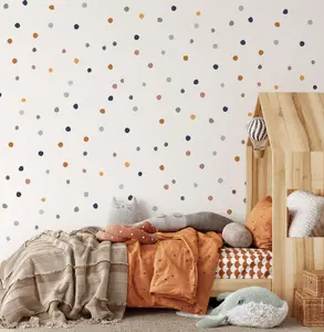 150 Mini Boho Chic Polka Dot Wall Stickers