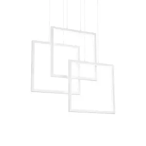 Luminosa Frame LED Decorative Integrated Pendant Light White, 83000K