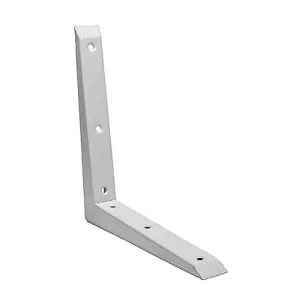 Timco - Mitred Shelf Bracket - White (Size 250 x 250mm - 1 Each)