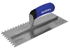 Faithfull - Prestige Notched Trowel 275 x 115mm (11 x 4.1/2in)